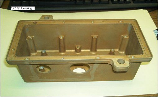 fire suppression control housing part