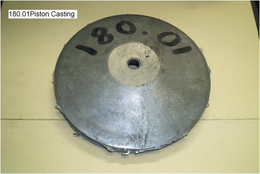 airplane piston casting